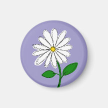 Lavendel Tusenskönor Handritad Magnet