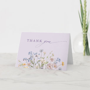 Lavendel Vår Vildblomma Äng Trädgård Bröllop Tack Kort
