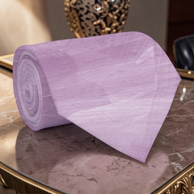 Lavendel vattenfärgskustom halsduk slips (Skapare uppladdad)