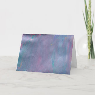 Lavendel virvlar runt kort