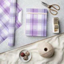 Lavendel Vit Pastell Rutig Dimmig Rutmönster