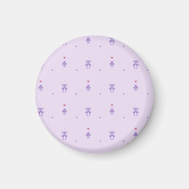 Lavendelälvrunor  magnet (Framsidan)