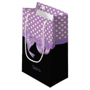 Lavendelband och polka dots