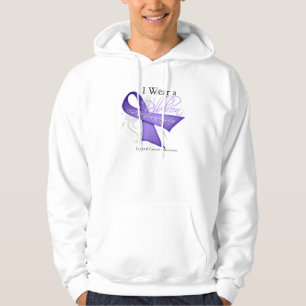 Lavendelbandhjälte i mitt liv - allmän cancer hoodie