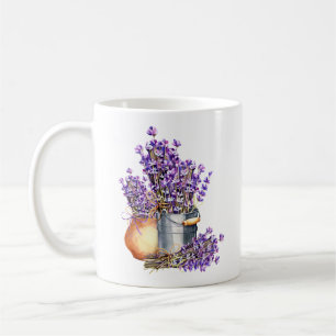 Lavendelblomkrus Kaffemugg