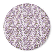 Lavendelblomma Vattenfärg Magnet