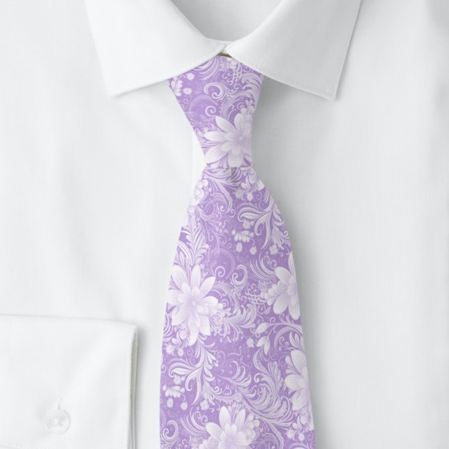 Lavendelblommig batik slips (Skapare uppladdad)