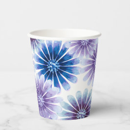 Lavendelblommig Pappersmugg
