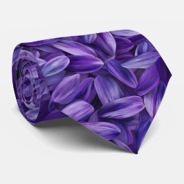 Lavendelblommor Kronbladsmönster Slips