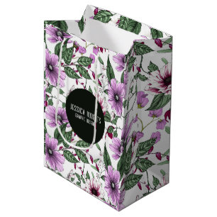Lavendelblommor med grönt löv, sömlös patter