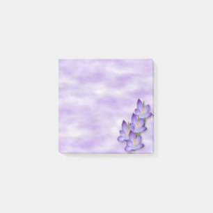 Lavendelblommor som Posta-det noterar Post-it Block