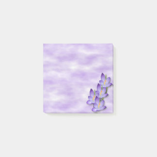 Lavendelblommor som Posta-det noterar Post-it Block