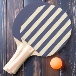 Lavendelbrisa Polotröjor med ränder och enfärgade Pingisracket