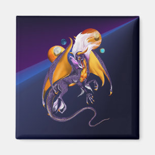 Lavendeldrakemagnet Magnet