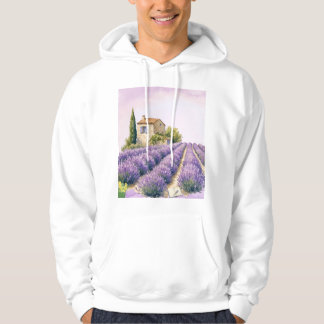 Lavendelfält i Provence Hoodie