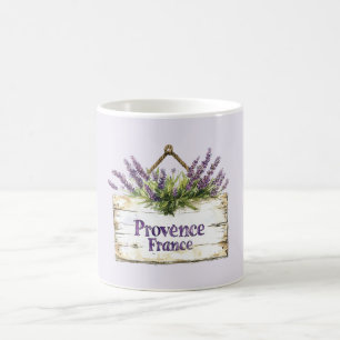 Lavendelflöden Provence, Frankrike Kaffemugg