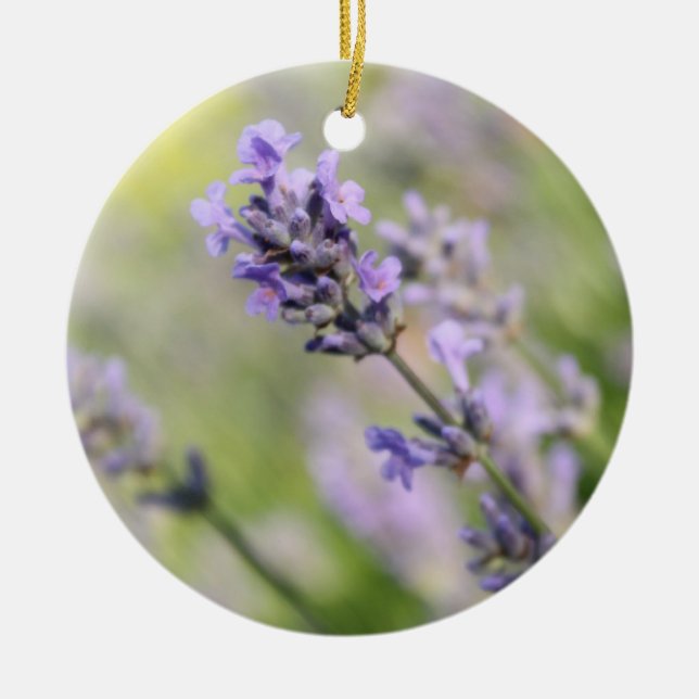 LavendelFlowers. Julgransprydnad Keramik (Framsidan)