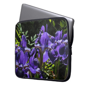 LavendelIrisbärbar dator reser sleeven Laptop Sleeve