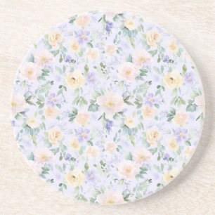 Lavendelkräm Blommig Underlägg