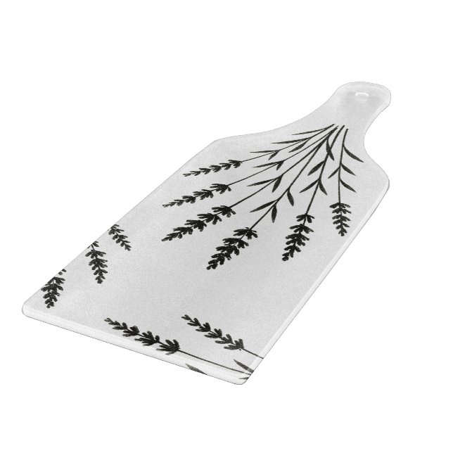 Lavendelkvistar – minimalistisk botanisk design på (Hörn)