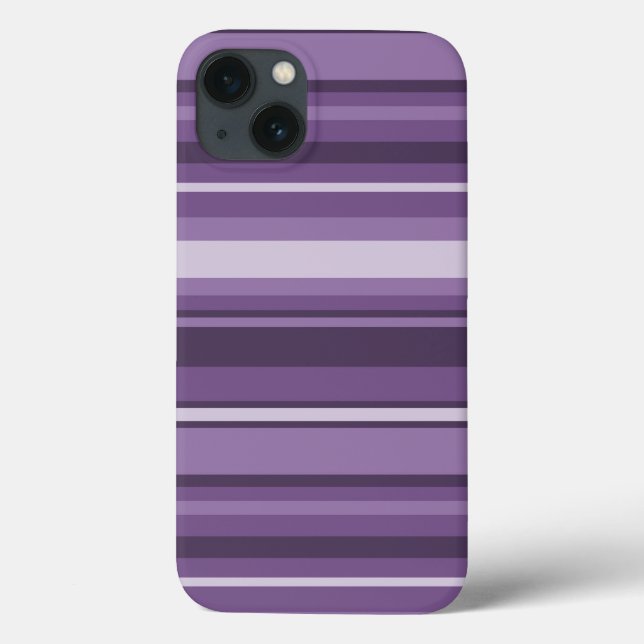 Lavendelränder Case-Mate iPhone fodral (Baksida)