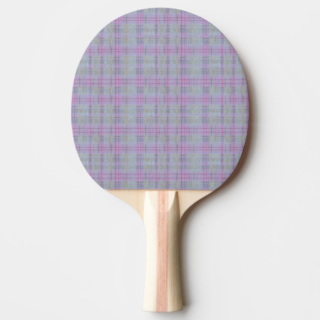 Lavendelrutig Harmoni Pingisracket (Framsidan)
