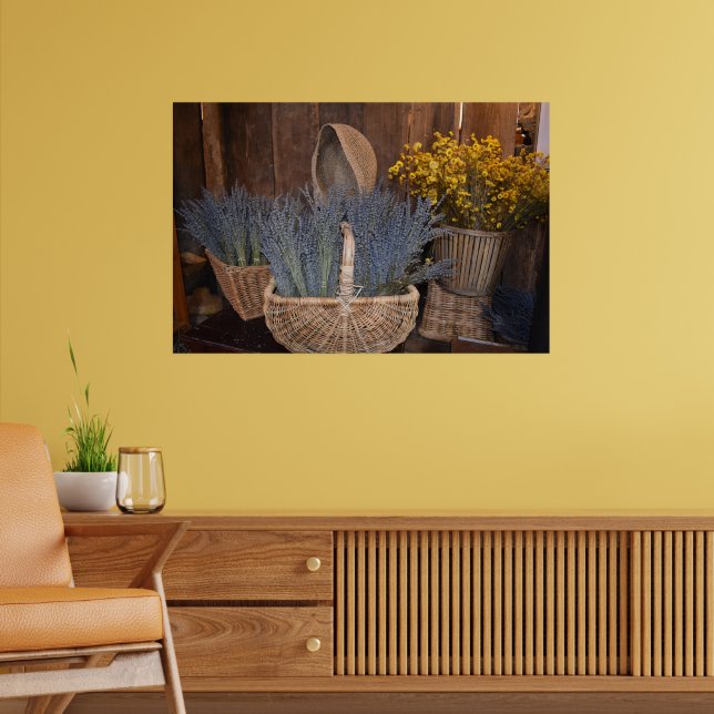 Lavendelskörd på landsbygden poster (Vardagsrum 2)