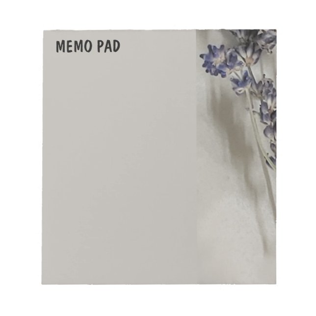 Lavendelstenar med Grått-högdagrar Anteckningsblock (Framsida)