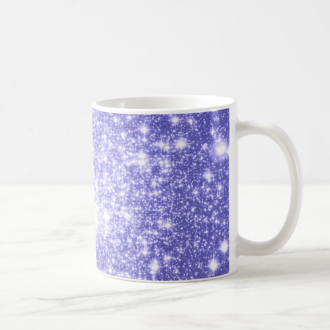 Lavendelstjärnor Kaffemugg (Höger)