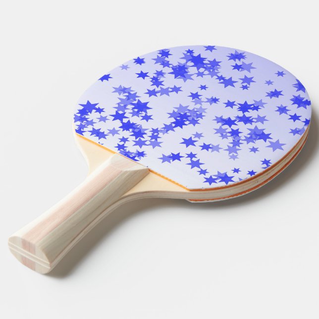 Lavendelstjärnor Pingisracket (Frontvinkel)