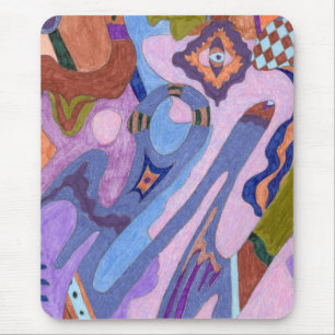 "Lavender" Abstrakt Art Musmatta
