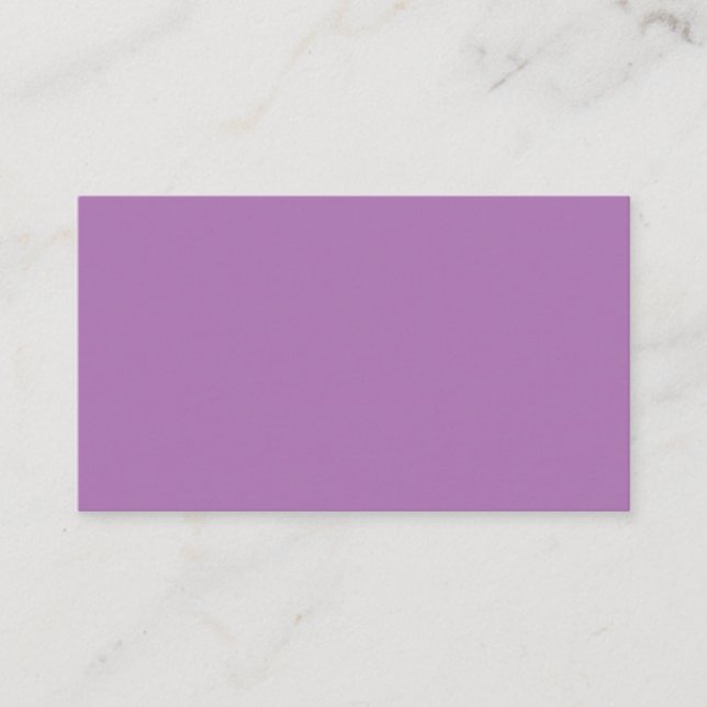 Lavender #AD7682, Pastel Lila Tidsbeställning Kort (Framsida)