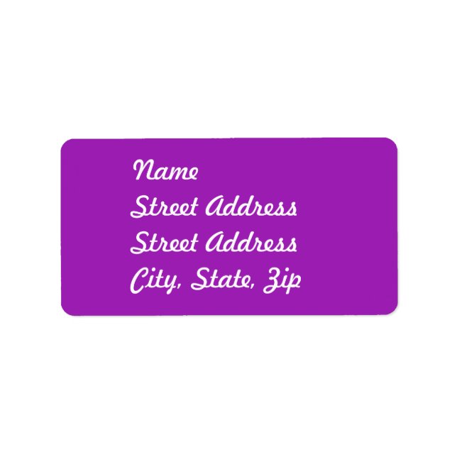 Lavender Adress Sticker Adressetikett (Framsidan)