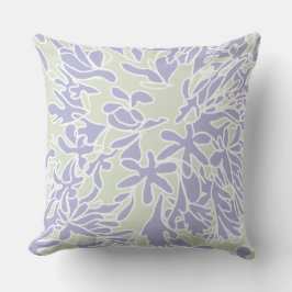 Lavender Agapanthus Flower Sage Green Kudde