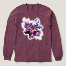 Lavender And Pink Poinsettia T Shirt
