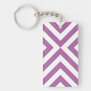 Lavender and White Chevrons