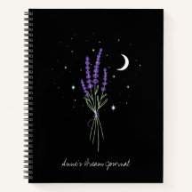 Lavender Anpassningsbar Dream Journal bärbar dator