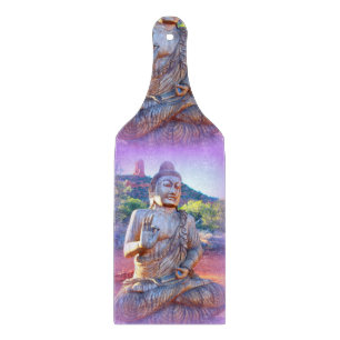 lavender aura Buddha