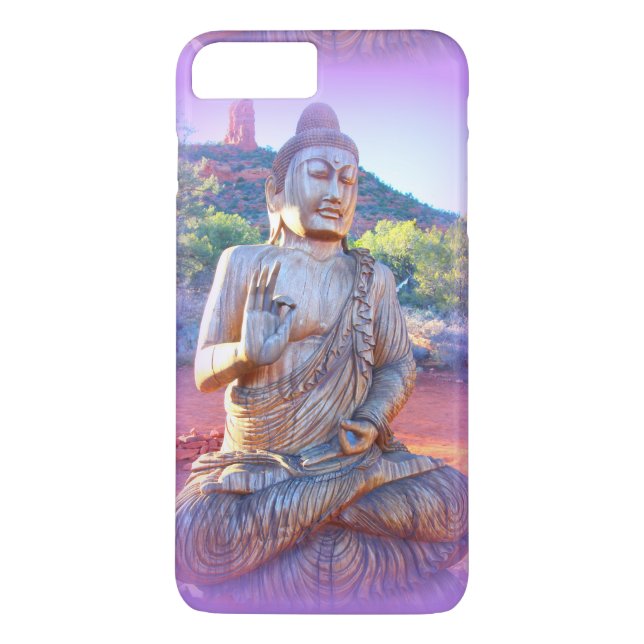 lavender aura buddha Case-Mate iPhone skal (Baksida)