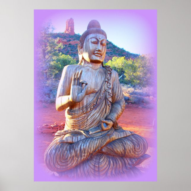 lavender aura buddha poster (Framsidan)