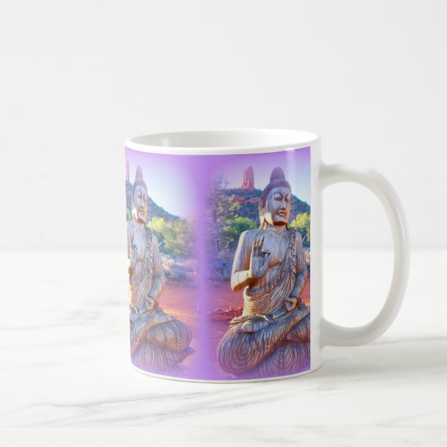 lavender aura buddhas kaffemugg (Höger)