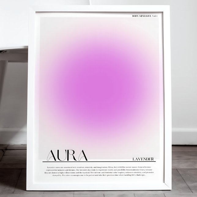 Lavender Aura Poster (Skapare uppladdad)