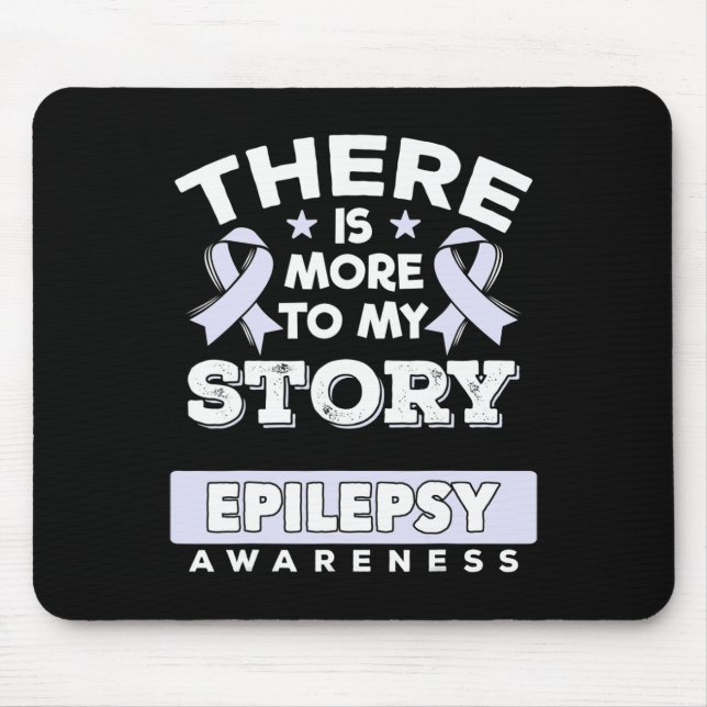 Lavender Awareness Ribbon Gift For Epilepsy Patien Musmatta (Framsidan)