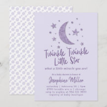 Lavender Baby Shower för Twinkle Little Star