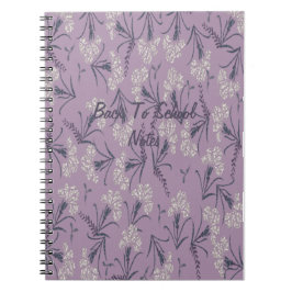 Lavender Back to school Notes Anteckningsbok