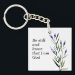 Lavender Bible Verse Christian Bröllop Guest Favor<br><div class="desc">Den här nyckelkedjan är perfekt till ge dina gäster i bröllop. Designad med tjusiga lavender, framsidan har texten: "Var stilla och vet att jag är Gud." På baksidan lägger du till namn från bruden och brudgummen och deras bröllop-datum. Kontakta mig om du behöver hjälp med dina anpassningar eller om du...</div>