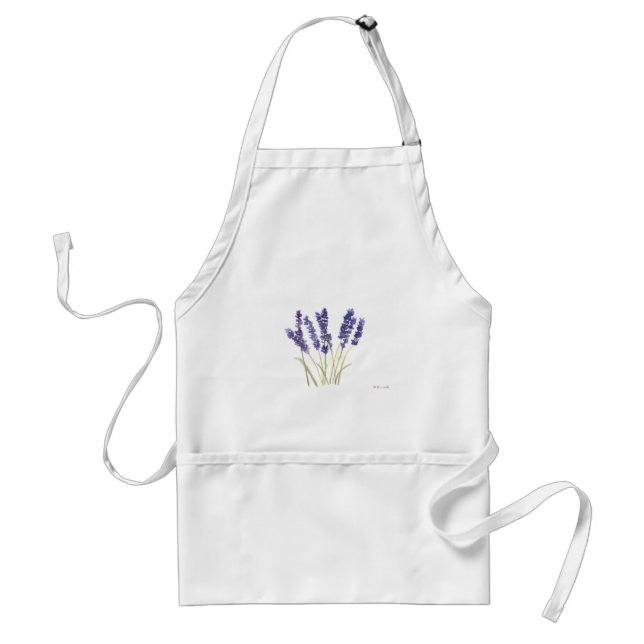 Lavender Blavender fransk lavender Förkläde (Framsidan)