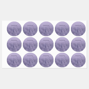 Lavender Bliss Bröllop Bachelorette Klistermärke