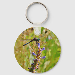 Lavender blomdrake nyckelring