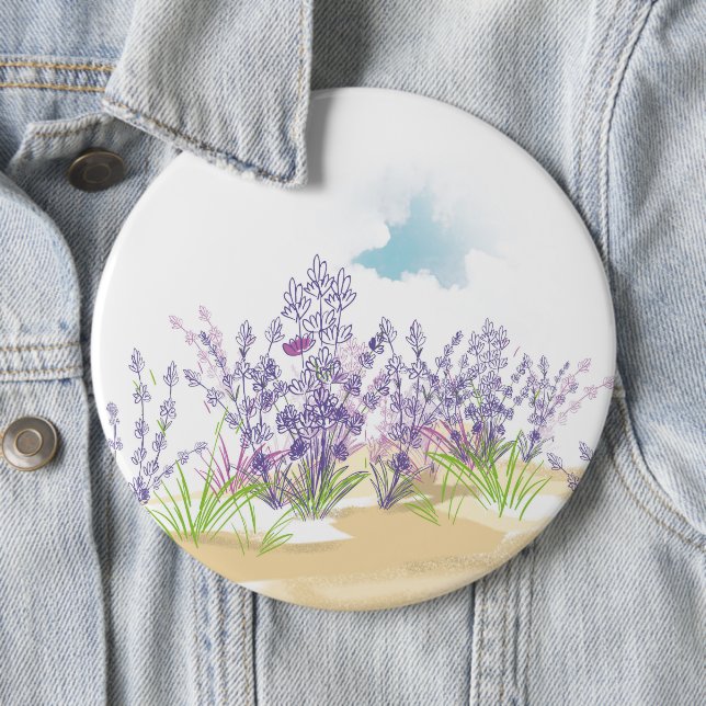 Lavender-blomma Knapp (In Situ)